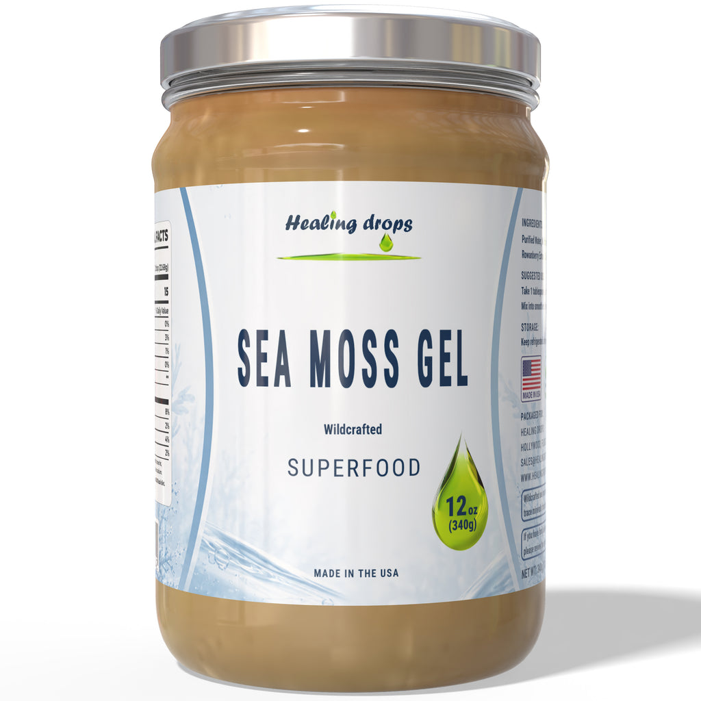 Sea Moss Gel Original | 92 Minerals & Trace Elements | Healing Drops™