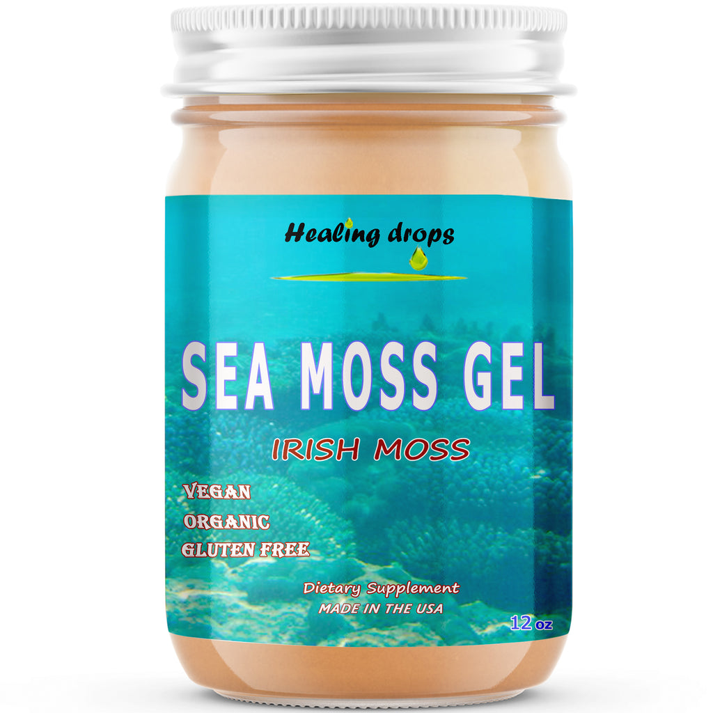 Organic Sea Moss Gel | 92 Minerals & Trace Elements | Healing Drops™
