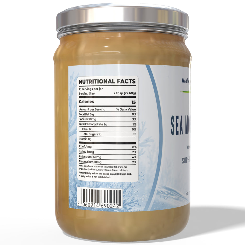 Sea Moss Gel Original | 92 Minerals & Trace Elements | Healing Drops™