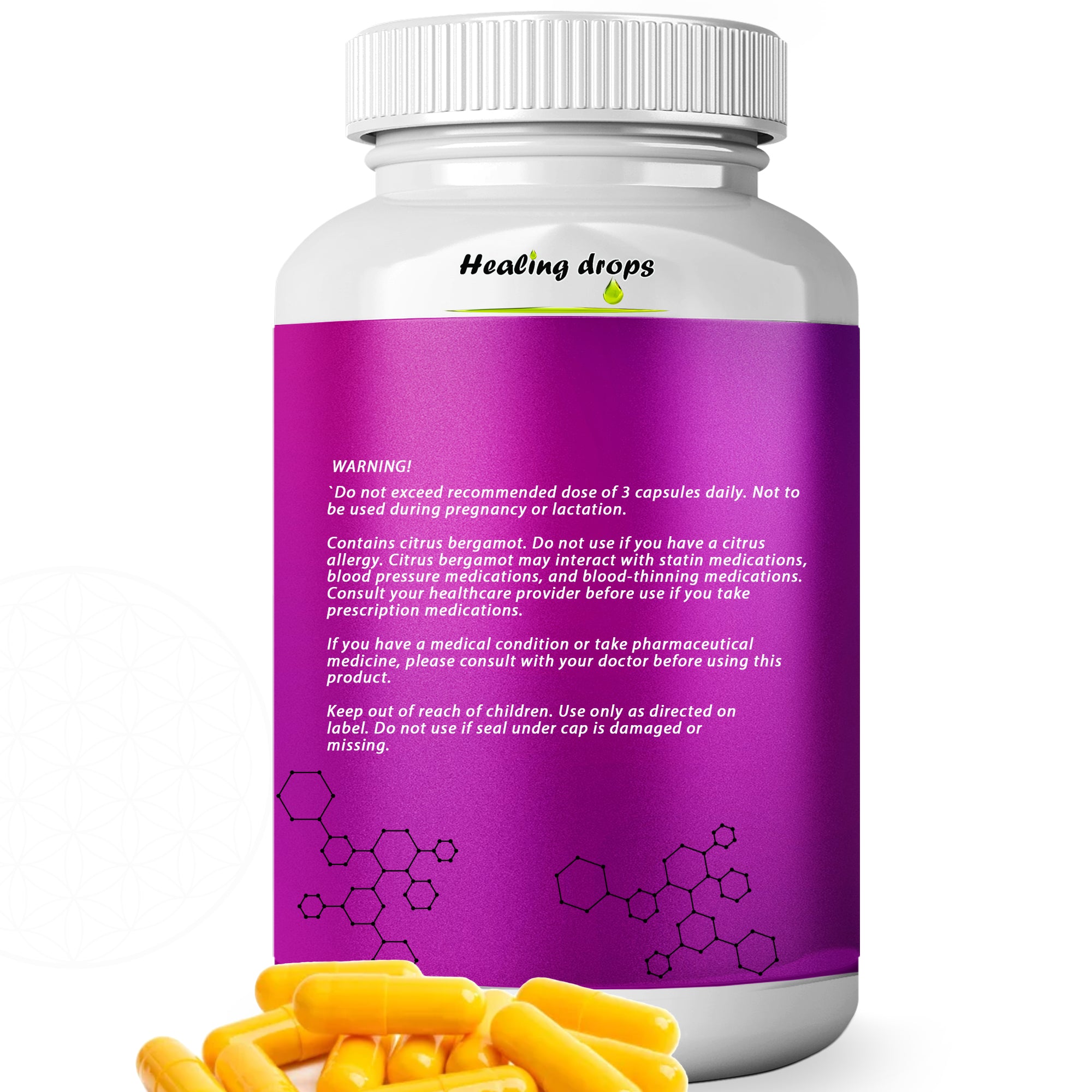Advanced Berberine 1500mg | Quercetin + Colloidal Gold + Citrus Bergamot | Healing Drops™