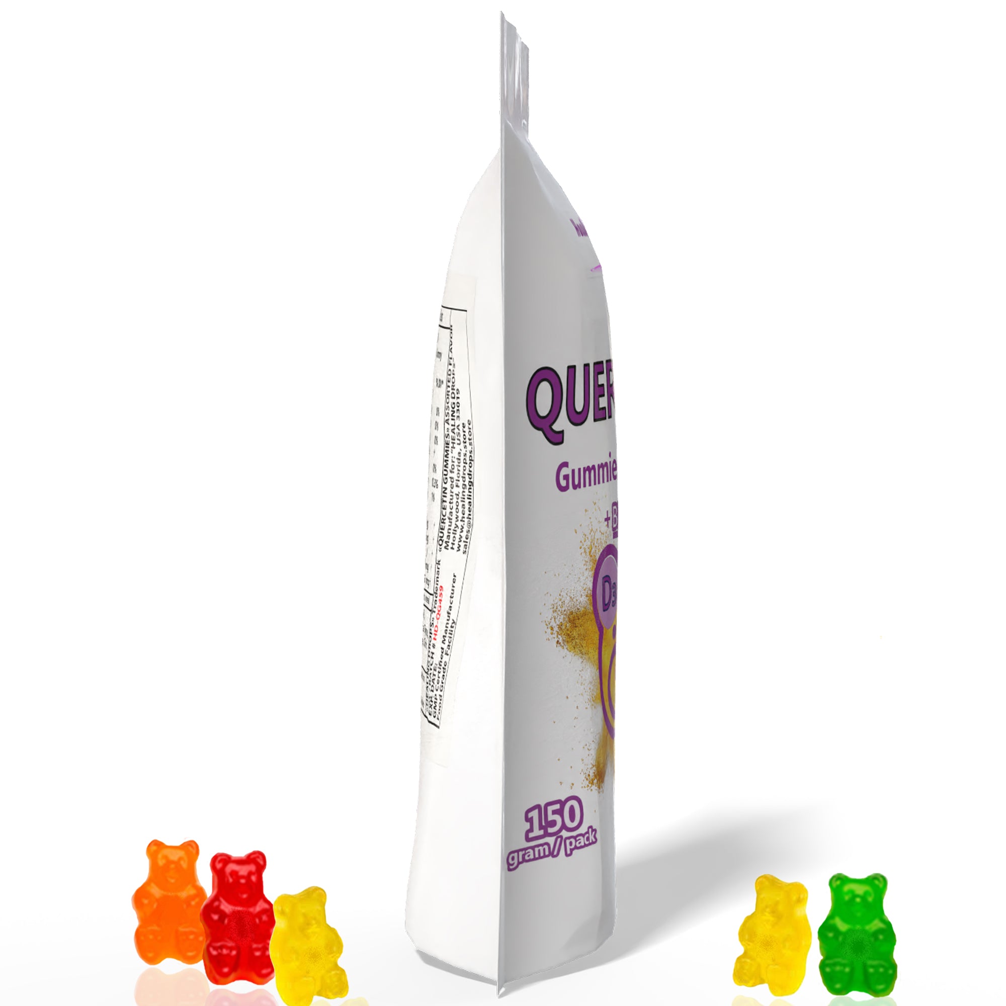 Quercetin + Bromelain Gummies 500mg | Immune &amp; Cellular Support | Healing Drops™