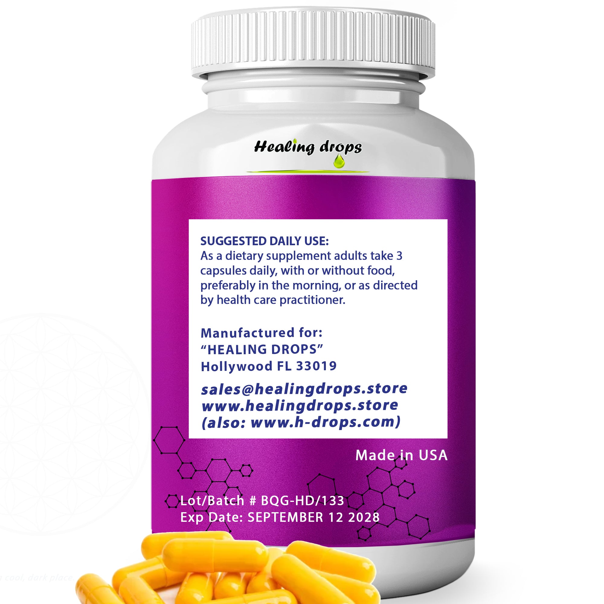 Advanced Berberine 1500mg | Quercetin + Colloidal Gold + Citrus Bergamot | Healing Drops™