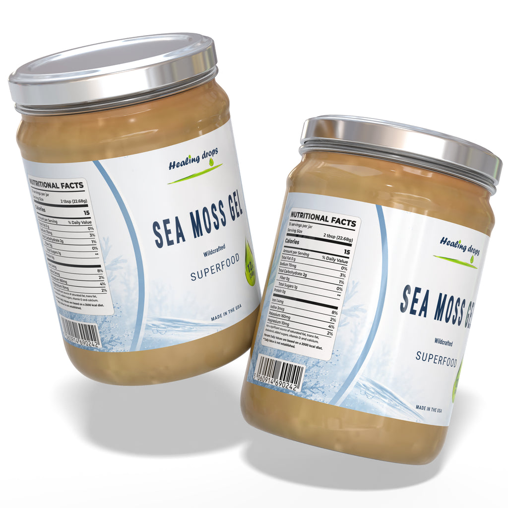 Sea Moss Gel Original | 92 Minerals & Trace Elements | Healing Drops™