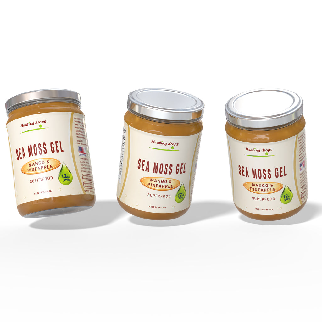 Sea Moss Gel with Pineapple Mango - Superfood Healing Drops