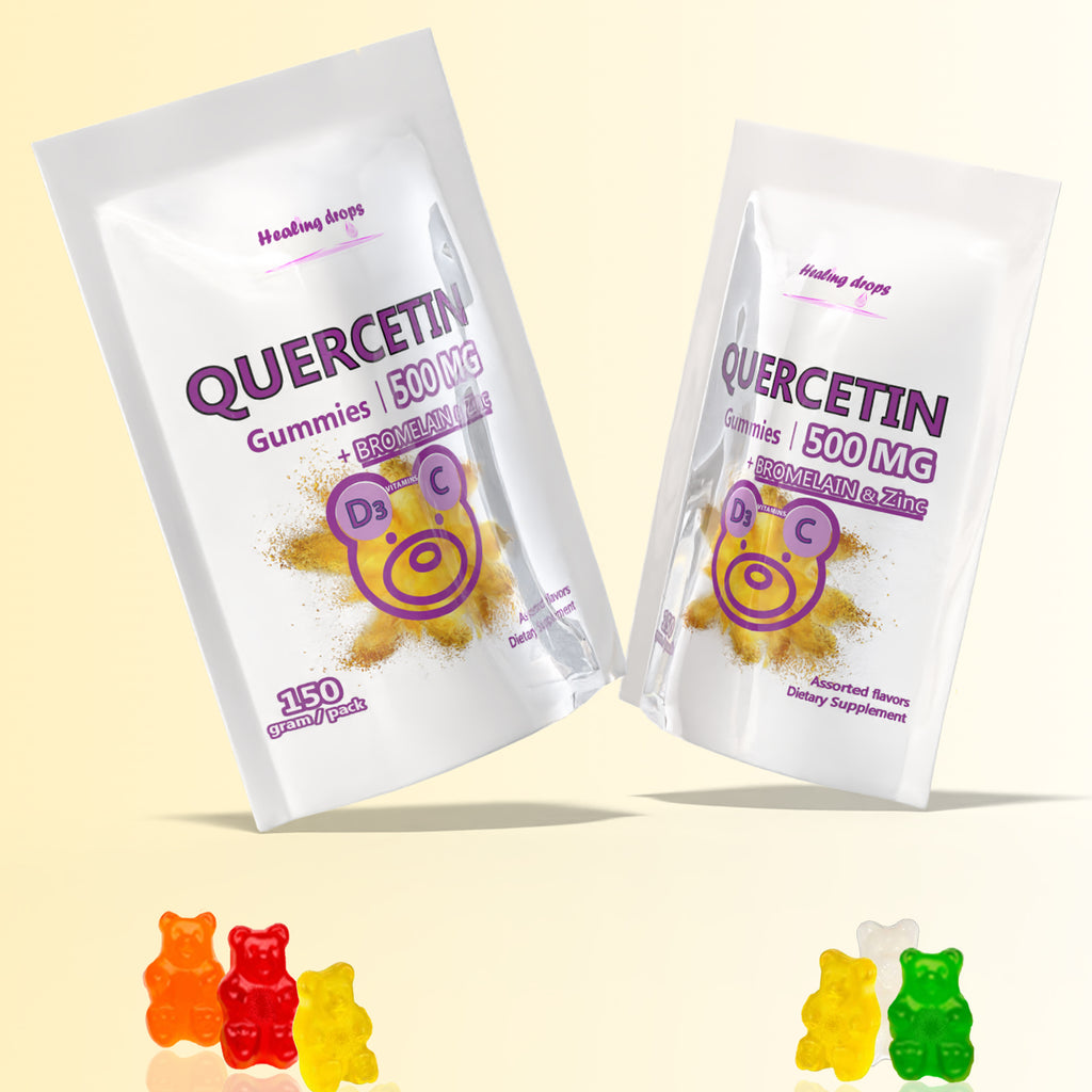 Quercetin + Bromelain Gummies 500mg | Immune &amp; Cellular Support | Healing Drops™