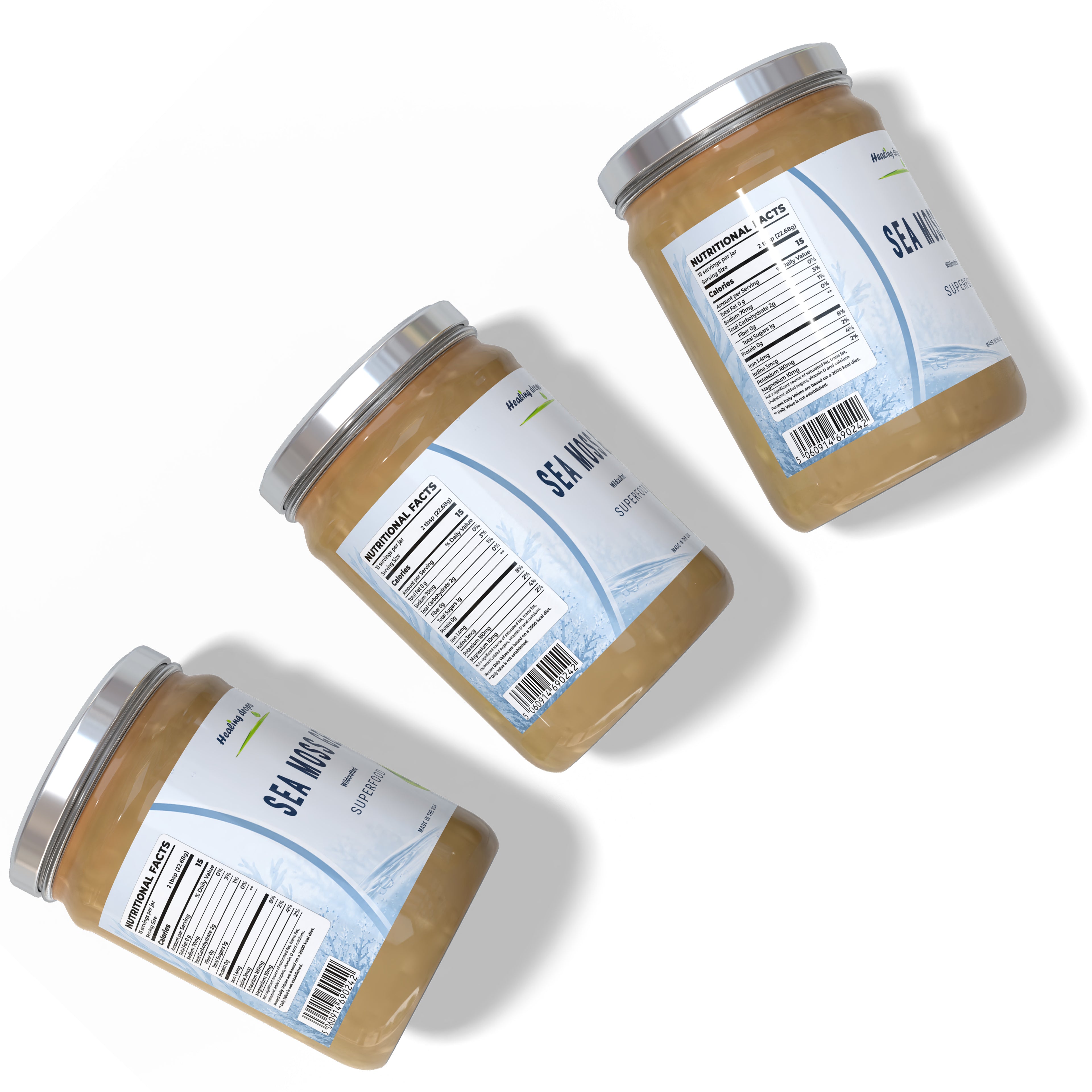 Sea Moss Gel Original | 92 Minerals & Trace Elements | Healing Drops™