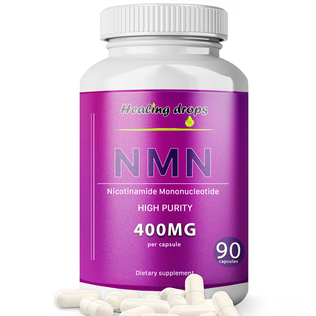 NMN 400mg Capsules | NAD+ Support & Cellular Energy | Healing Drops